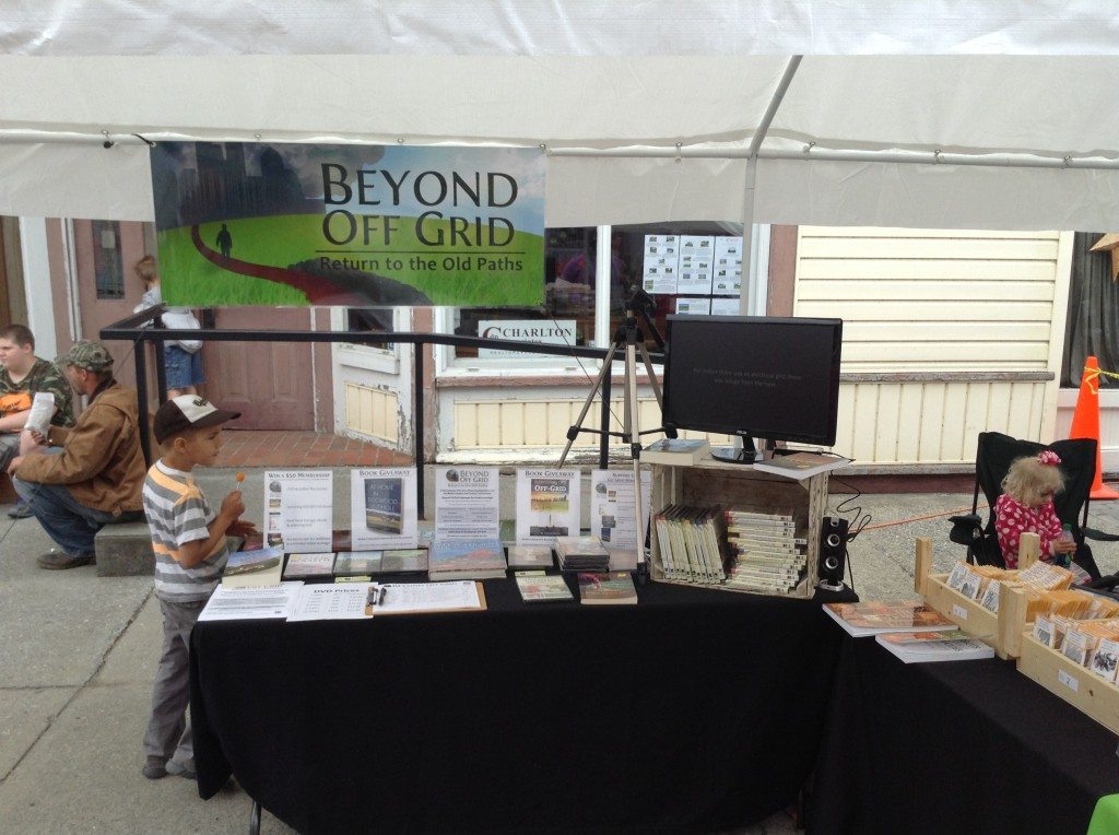 Preppers Festival booth