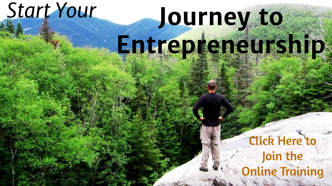 Journey to Entrepreneurship banner graphic