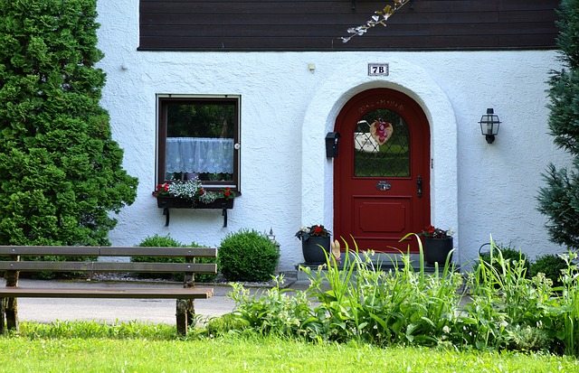 entrance door, farmhouse, apartment