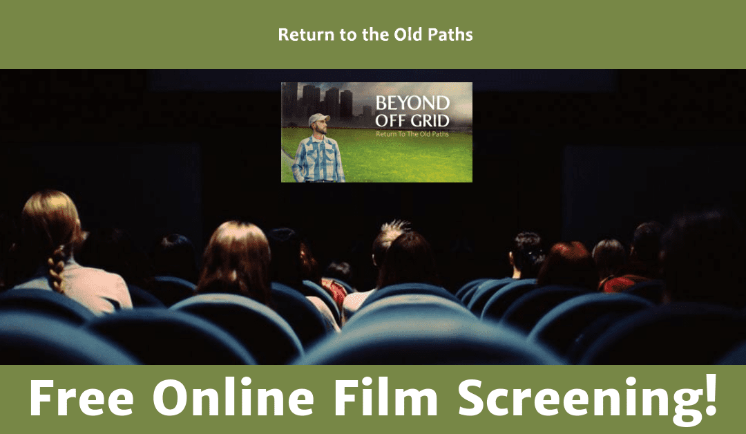 Thank You for Signing up for the Beyond Off Grid Film Free Screening